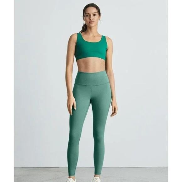 Everlane The Perform Legging Ankle Soft Green S NWT - Picture 3 of 4